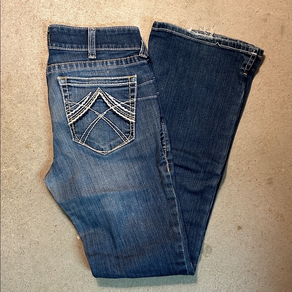 Ariat Women's Boot Cut Jeans in Classic Blue